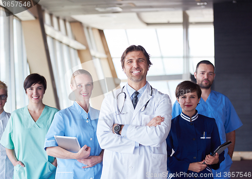Image of group of medical staff at hospital
