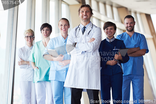 Image of group of medical staff at hospital