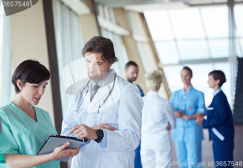 Image of group of medical staff at hospital