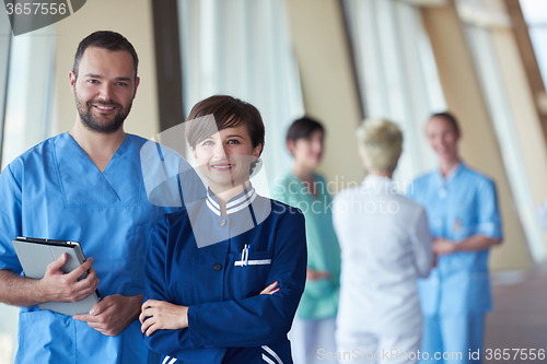 Image of group of medical staff at hospital