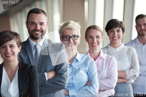 Image of diverse business people group