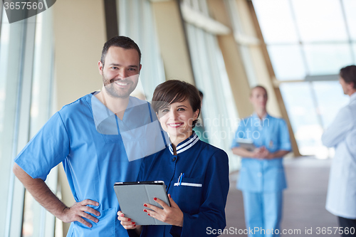 Image of group of medical staff at hospital