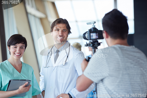 Image of group of medical staff at hospital