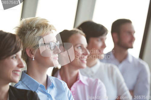 Image of diverse business people group