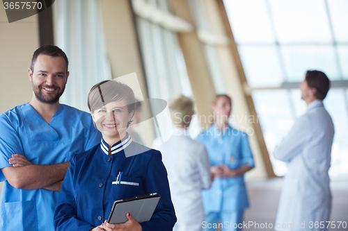 Image of group of medical staff at hospital