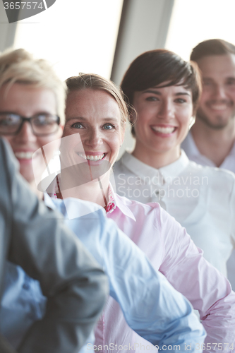 Image of diverse business people group