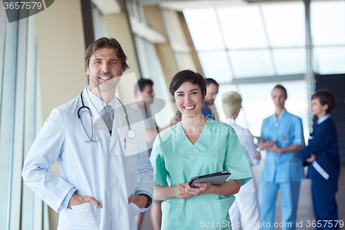 Image of group of medical staff at hospital
