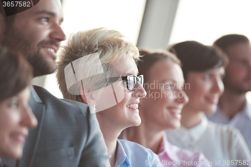 Image of diverse business people group