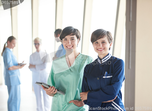 Image of group of medical staff at hospital