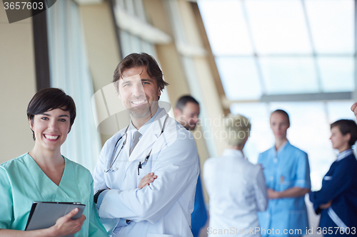 Image of group of medical staff at hospital