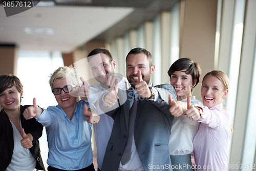 Image of diverse business people group