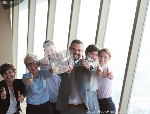 Image of diverse business people group