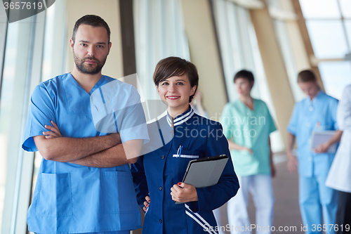 Image of group of medical staff at hospital