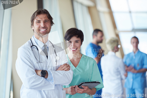 Image of group of medical staff at hospital