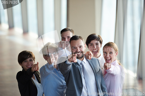 Image of diverse business people group