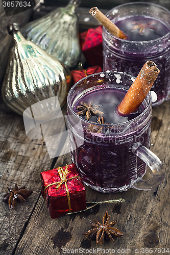 Image of glass of hot wine