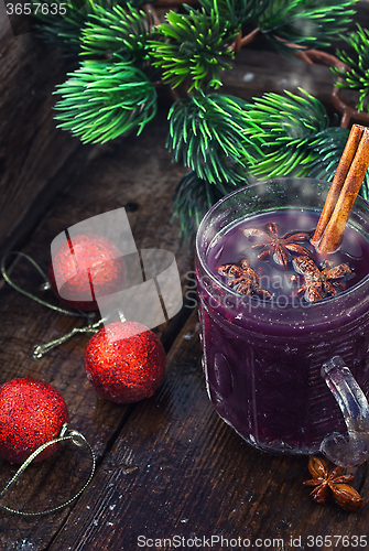 Image of glass of hot wine