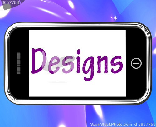 Image of Designs Smartphone Means Web Designing And Planning