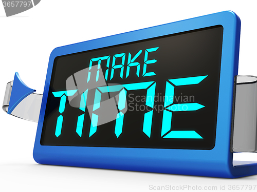 Image of Make Time Clock Shows Scheduling And Planning