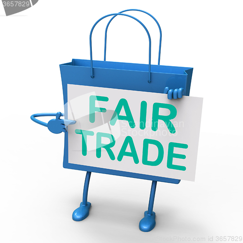 Image of Fair Trade Bag Represents Equal Deals and Exchange