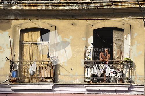 Image of Facade of Havana old city.