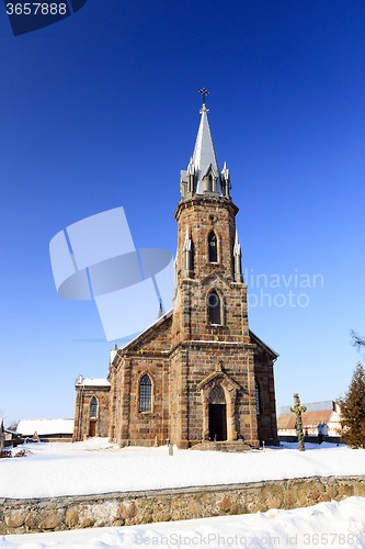 Image of Catholic Church.  close-up