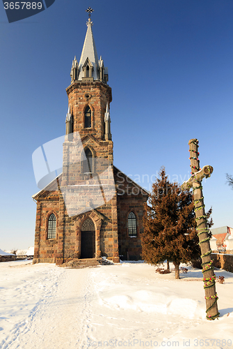 Image of Catholic Church.  close-up