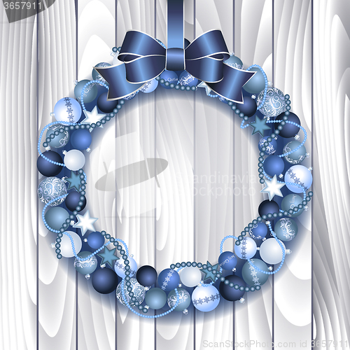 Image of Christmas wreath decoration