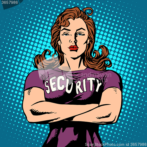 Image of woman security guard