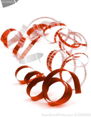 Image of Red Curled Streamers