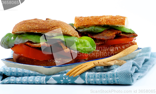 Image of Ciabatta Bacon Sandwiches