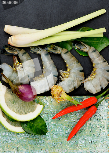 Image of Tom Yam Soup Ingredients