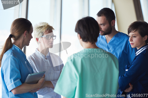 Image of group of medical staff at hospital