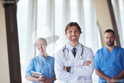 Image of group of medical staff at hospital