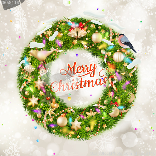 Image of Christmas decoration. EPS 10