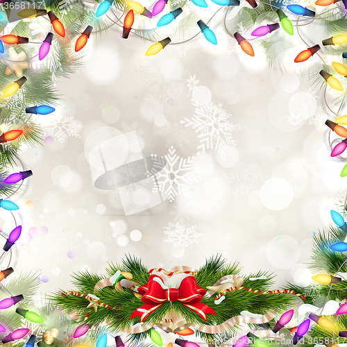 Image of Christmas Fir Tree. EPS 10