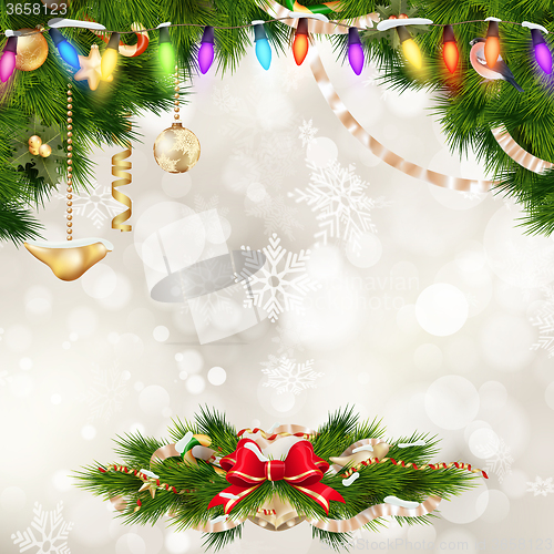 Image of Christmas decoration. EPS 10