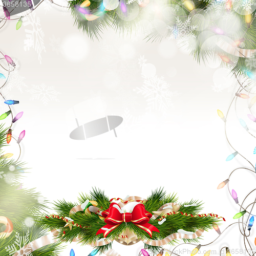 Image of Christmas background. EPS 10