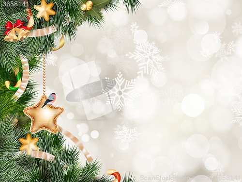 Image of Christmas bells. EPS 10