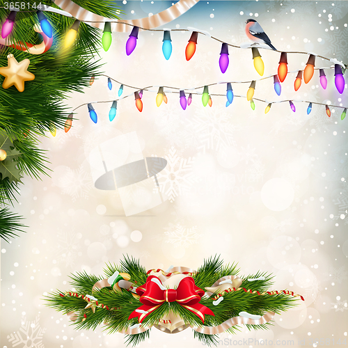 Image of Christmas background. EPS 10