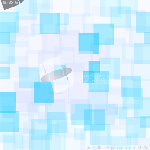 Image of Abstract Azure Squares Background