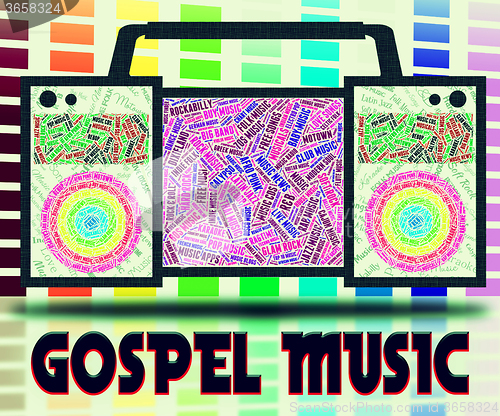 Image of Gospel Music Indicates Sound Tracks And Christian