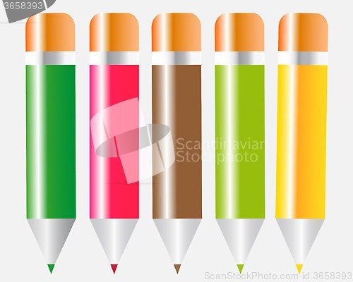 Image of colored pencils