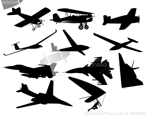 Image of different planes
