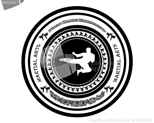 Image of emblem karate