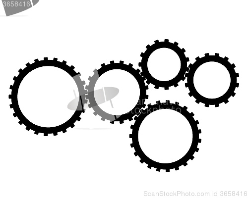 Image of five gear