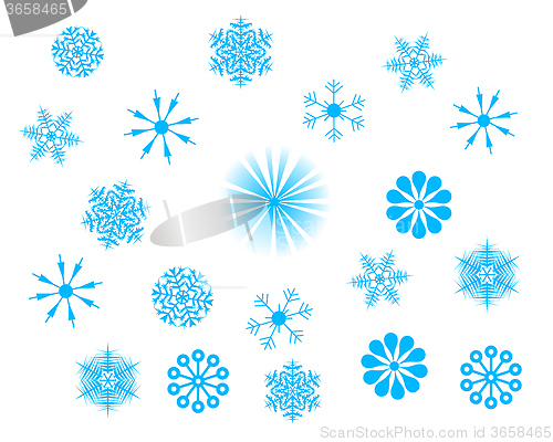 Image of snowflakes