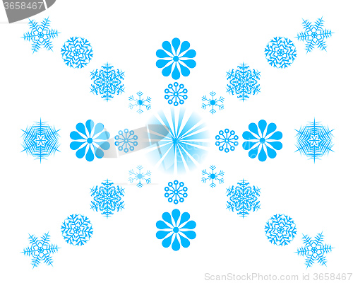 Image of snowflakes