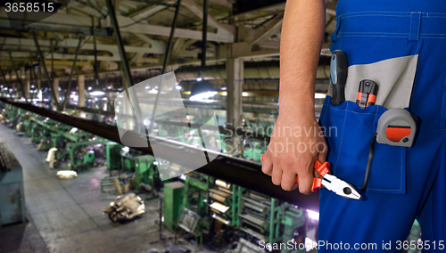 Image of Worker with instruments 
