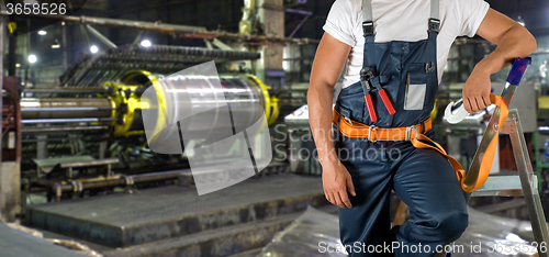 Image of Worker with instruments 